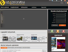 Tablet Screenshot of helyszinforum.hu